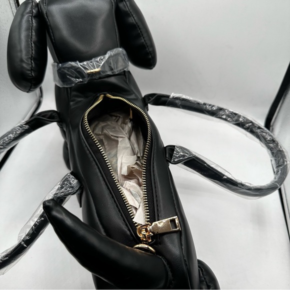 Black Dog-Shaped Crossbody Bag - Picture 5 of 12
